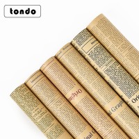 Vintage Newspaper Gift Wrapping Paper Artware Package Paper DIY Book Cover Kraft Paper Wrap Packing Accessories